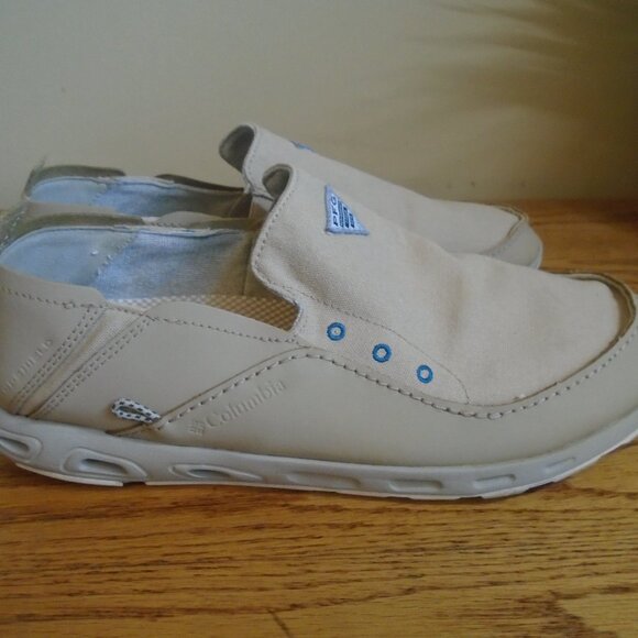 Columbia PFG Shoes Men’s 11 wide Bahama Vent PFG Slip-On Deck Fishing Canvas - Picture 3 of 9